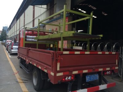 國(guó)外客戶(hù)定制覆膜機(jī)裝車(chē)發(fā)貨！